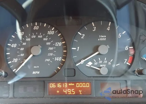 2004 BMW 325Ci z USA, uszkodzony, nr VIN WBABV13424JT22991